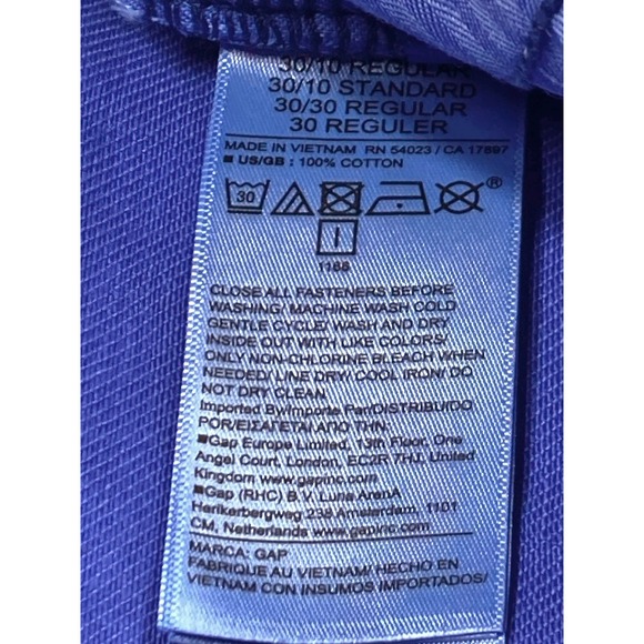 GAP Barrel High Rise Jeans Women 30 Blue No Stretch Tapered Leg Denim NEW - Picture 13 of 15